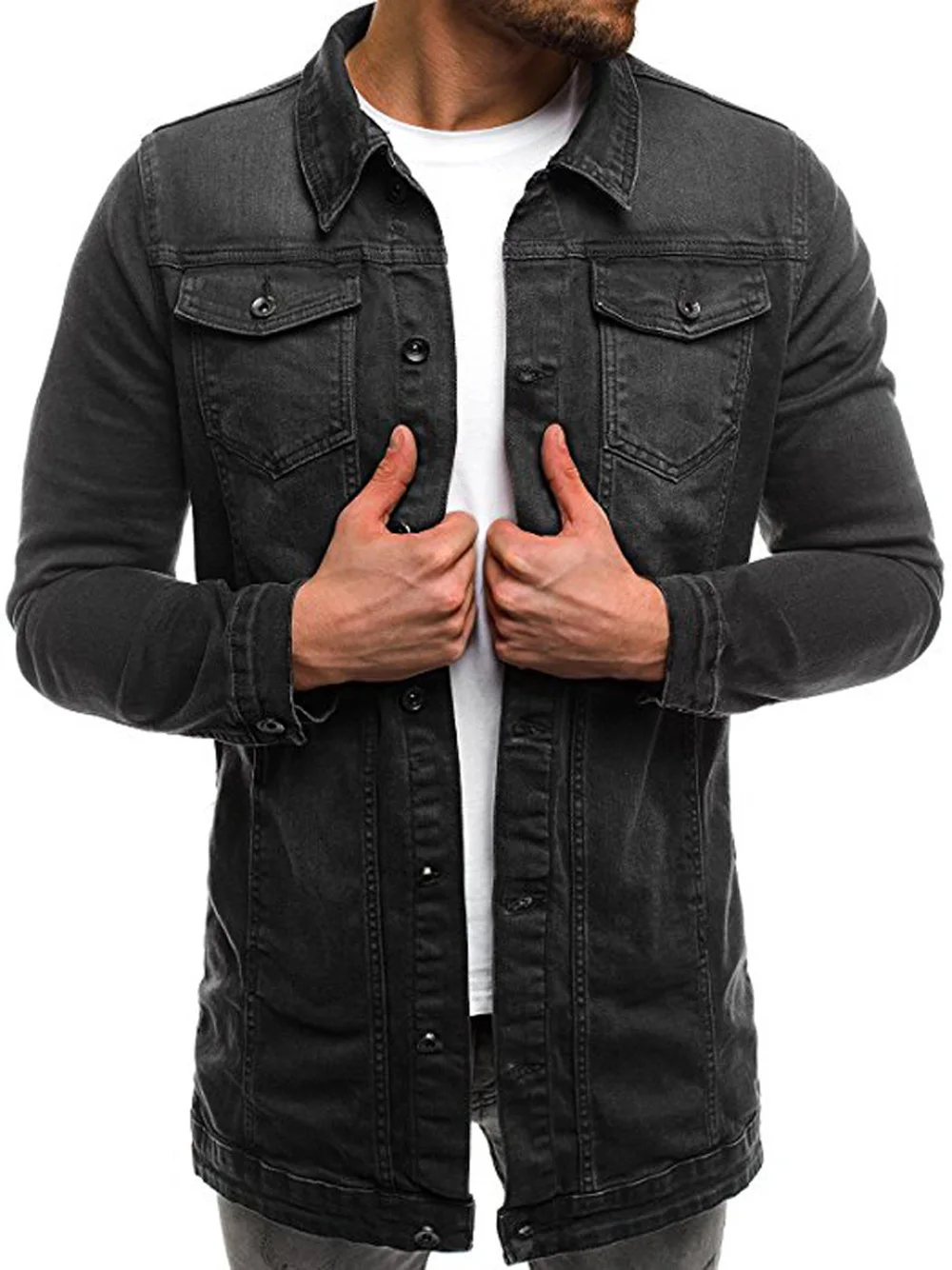 2018 Mens' Autumn Winter Long Sleeve Vintage Distressed Demin Jacket Top Coat Outwear Spring Men Jackets
2018 Mens' Autumn Winter Long Sleeve Vintage Distressed Demin Jacket Top Coat Outwear Spring Men Jackets