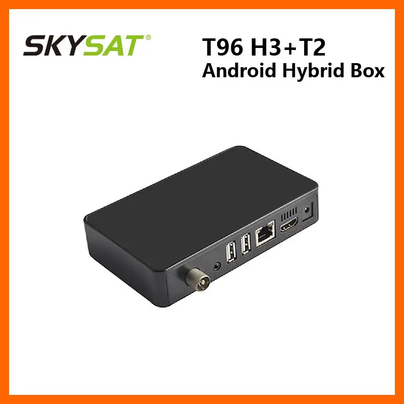 T96 H3 Android DVB-T2 Combo Box support H.265 Android 7.0 RAM 1GB ROM 8GB RJ45 Built-in WiFi 2.4GHz BT4.0 support 3G/4G Dongle
T96 H3 Android DVB-T2 Combo Box support H.265 Android 7.0 RAM 1GB ROM 8GB RJ45 Built-in WiFi 2.4GHz BT4.0 support 3G/4G Dongle