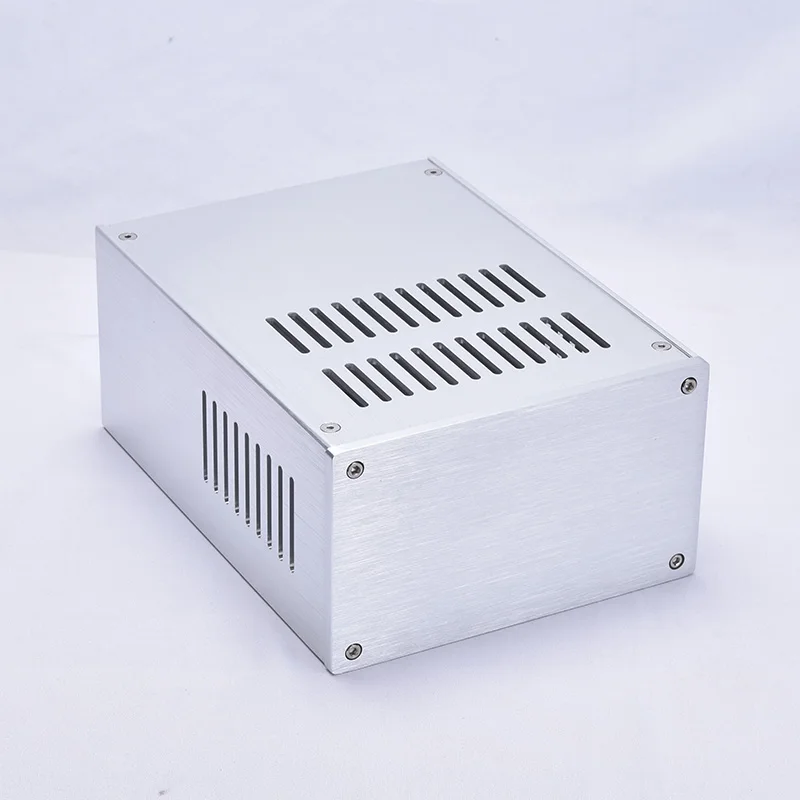 BZ1610A Silver All aluminum heat dissipation chassis Amplifier Case Power supply housing DIY box 168mm*100mm*229mm
BZ1610A Silver All aluminum heat dissipation chassis Amplifier Case Power supply housing DIY box 168mm*100mm*229mm