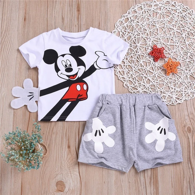 2019 New Fashion Baby Boy Clolthes Cotton Mickey Short Sleeve Infant Clthes Gray Blue Children Clothing Baby Girl clothes
2019 New Fashion Baby Boy Clolthes Cotton Mickey Short Sleeve Infant Clthes Gray Blue Children Clothing Baby Girl clothes
