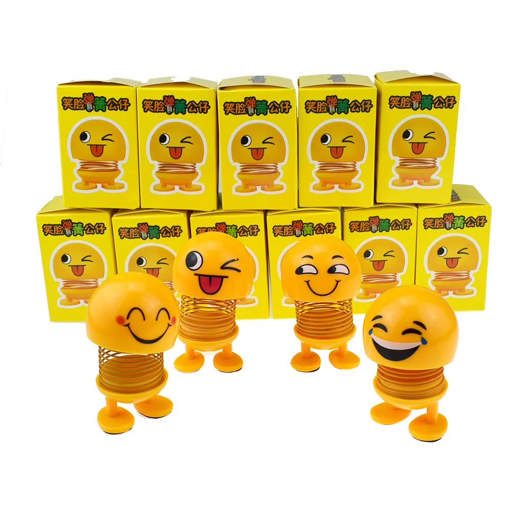 Emoji Figures Shaking Head Doll Car Ornaments Cute Funny Toy Relieve stress Car Auto Decor Accessories
Emoji Figures Shaking Head Doll Car Ornaments Cute Funny Toy Relieve stress Car Auto Decor Accessories