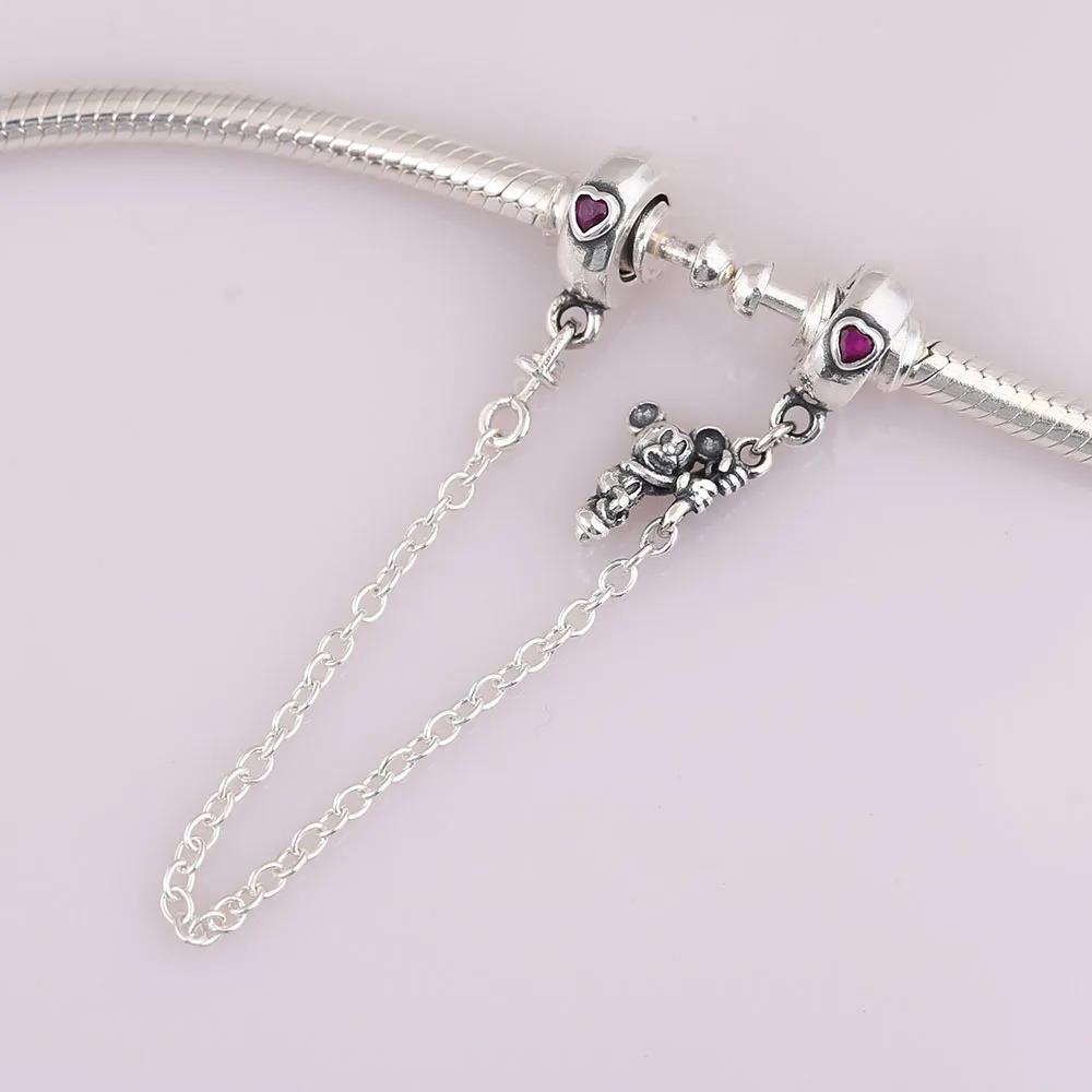 Climbing Mickey Safety Chain Mother Day 925 Sterling Silver Bead Charm Fit Original Pandora Bracelet Bangle DIY Jewelry Making
Climbing Mickey Safety Chain Mother Day 925 Sterling Silver Bead Charm Fit Original Pandora Bracelet Bangle DIY Jewelry Making