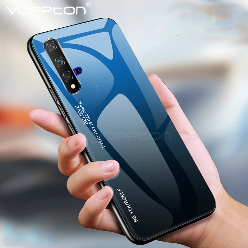 For Huawei Nova 5T Case Gradient Tempered Glass Hard Case Soft TPU Silicone Frame BackCover for Nova 5 T
For Huawei Nova 5T Case Gradient Tempered Glass Hard Case Soft TPU Silicone Frame BackCover for Nova 5 T
