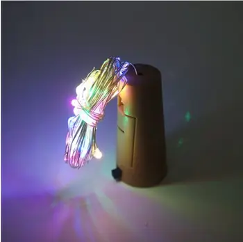 2M Cork Shaped Bottle Stopper Lamp Glass Wine Silver Copper Wire String Lighting Christmas Party Wedding Valentines Decoration
2M Cork Shaped Bottle Stopper Lamp Glass Wine Silver Copper Wire String Lighting Christmas Party Wedding Valentines Decoration