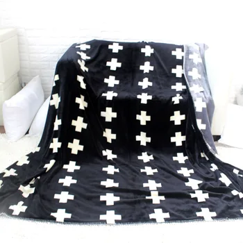 Jesus cross christian black white AB sides double layer flannel fleece thick polyester throw blanket fish star simple blankets
Jesus cross christian black white AB sides double layer flannel fleece thick polyester throw blanket fish star simple blankets