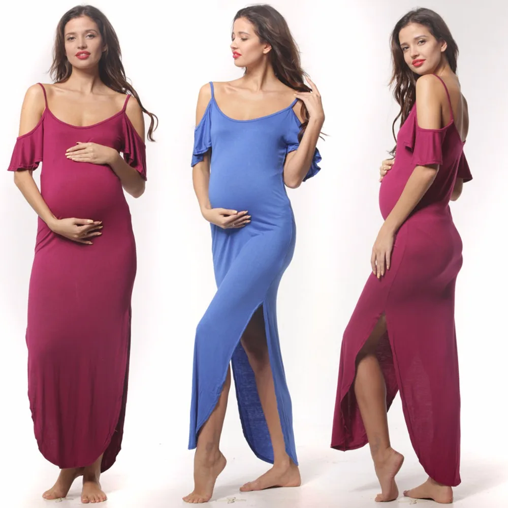 Puseky Spaghetti Strap Maternity Dresses Stretchy Cotton Jersey Pregnant Clothes Summer Maternity Nursing Dress Sides Slit
Puseky Spaghetti Strap Maternity Dresses Stretchy Cotton Jersey Pregnant Clothes Summer Maternity Nursing Dress Sides Slit
