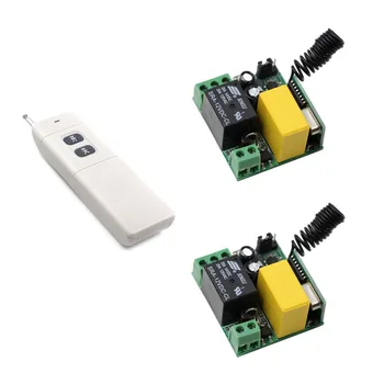 New AC220V 1CH RF Wireless Remote Control Switch 10A Relay Receiver and Transmitter For Led Home Office Learning Code Controller
New AC220V 1CH RF Wireless Remote Control Switch 10A Relay Receiver and Transmitter For Led Home Office Learning Code Controller