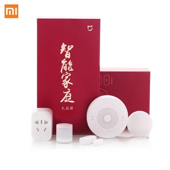 Xiaomi Gift Box 5 IN 1 Smart Home Kit Gateway Door Window Sensor Human Body Sensor Wireless Switch Zigbee Socket Sets
Xiaomi Gift Box 5 IN 1 Smart Home Kit Gateway Door Window Sensor Human Body Sensor Wireless Switch Zigbee Socket Sets