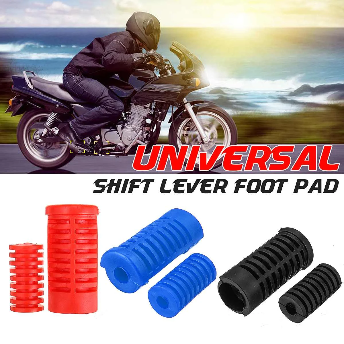 2X Universal Motorcycle Foot-Operated Left Gear Shift Lever Foot Pad Pedal Toe Peg Cover For Suzuki For Yamah For Honda
2X Universal Motorcycle Foot-Operated Left Gear Shift Lever Foot Pad Pedal Toe Peg Cover For Suzuki For Yamah For Honda