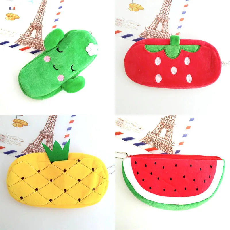 Cute Fruit Watermelon Cactus Plush Pencil Case Cosmetic Bag Pen Box for Girls Gift Stationery Pouch School Office Supplies
Cute Fruit Watermelon Cactus Plush Pencil Case Cosmetic Bag Pen Box for Girls Gift Stationery Pouch School Office Supplies