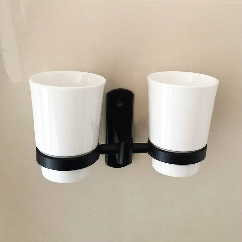 Wall Mounted Toothbrush Stand Black Double Toothbrush Holder Toothbrush Shelf with Double Cups Cup & Tumbler Holders Bathroom St
Wall Mounted Toothbrush Stand Black Double Toothbrush Holder Toothbrush Shelf with Double Cups Cup & Tumbler Holders Bathroom St