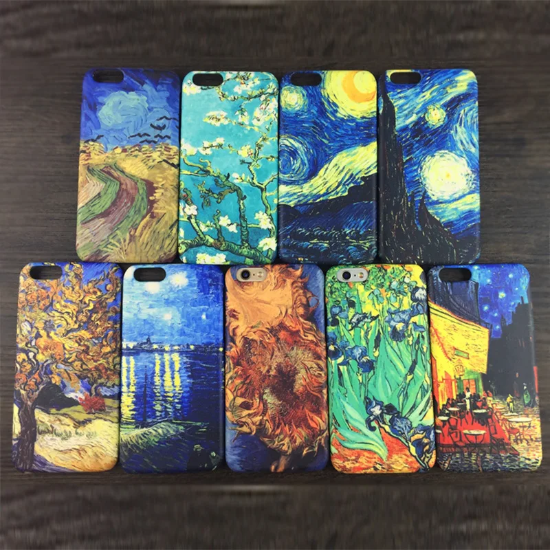 Sunflower Starry Night Almond Blossom Van Gogh Art Art work Famous painting Cell phone Case for iPhone Xr Xs Max X/6/7/8 plus
Sunflower Starry Night Almond Blossom Van Gogh Art Art work Famous painting Cell phone Case for iPhone Xr Xs Max X/6/7/8 plus
