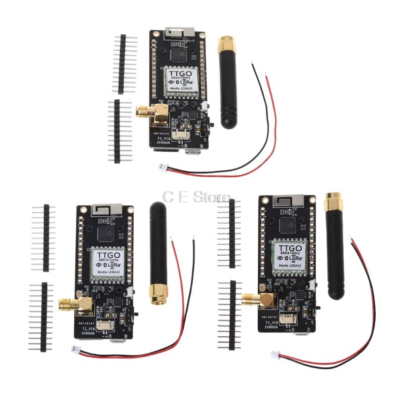 LoRa32 V2.1 ESP32 OLED 0.96" SD Cards Bluetooth WIFI Wireless Modules SMA IP5306
LoRa32 V2.1 ESP32 OLED 0.96" SD Cards Bluetooth WIFI Wireless Modules SMA IP5306