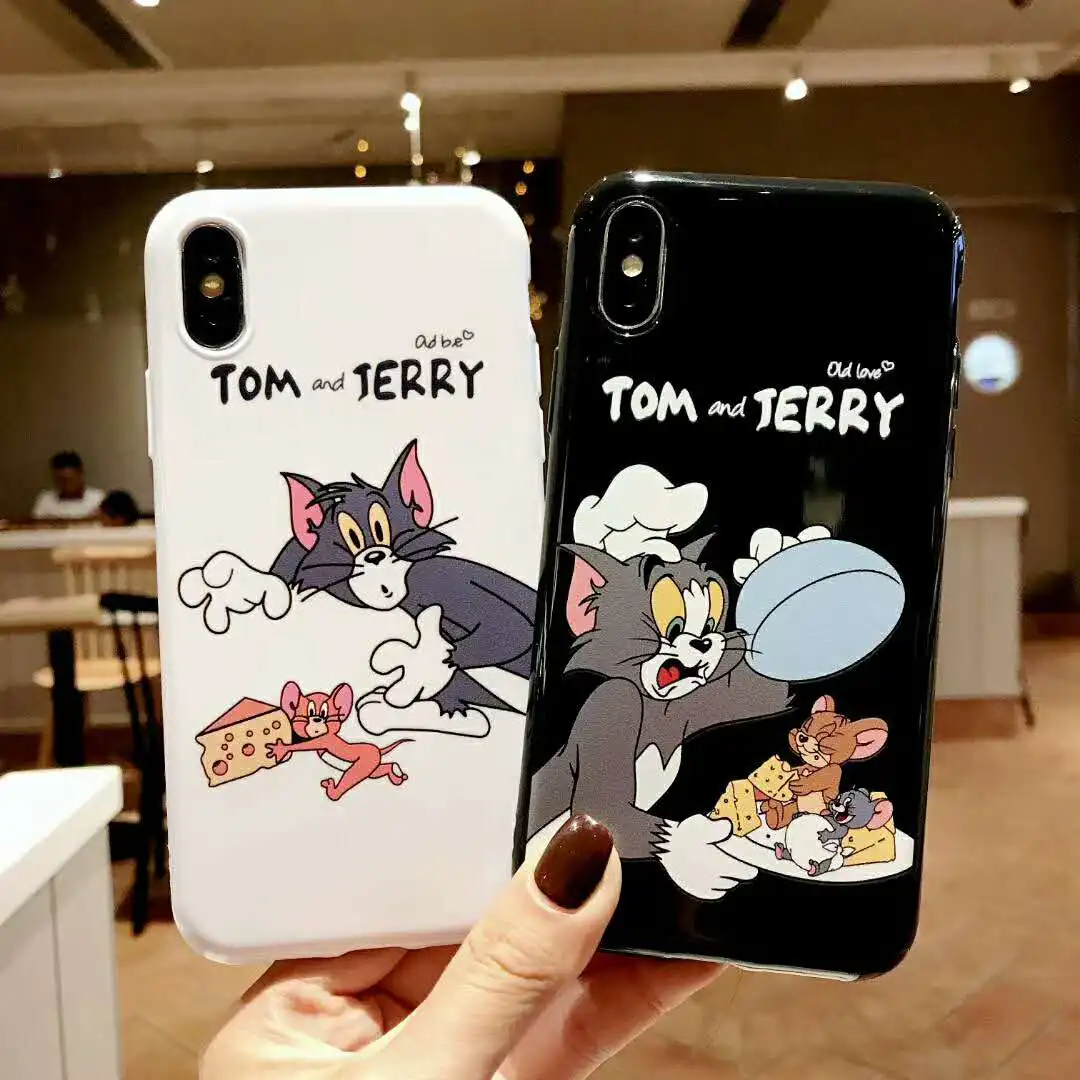 Cute Childhood Cartoon Deception Game TOM JERRY Soft TPU Smooth Case For iPhone X XR XSMAX 6 6S 7 8 Plus Cover Cases
Cute Childhood Cartoon Deception Game TOM JERRY Soft TPU Smooth Case For iPhone X XR XSMAX 6 6S 7 8 Plus Cover Cases
