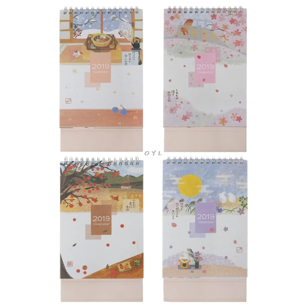 Japanese Style 2019 Desktop Standing Coil Paper Calendar Memo Daily Schedule Table Planner Yearly Agenda Organizer
Japanese Style 2019 Desktop Standing Coil Paper Calendar Memo Daily Schedule Table Planner Yearly Agenda Organizer