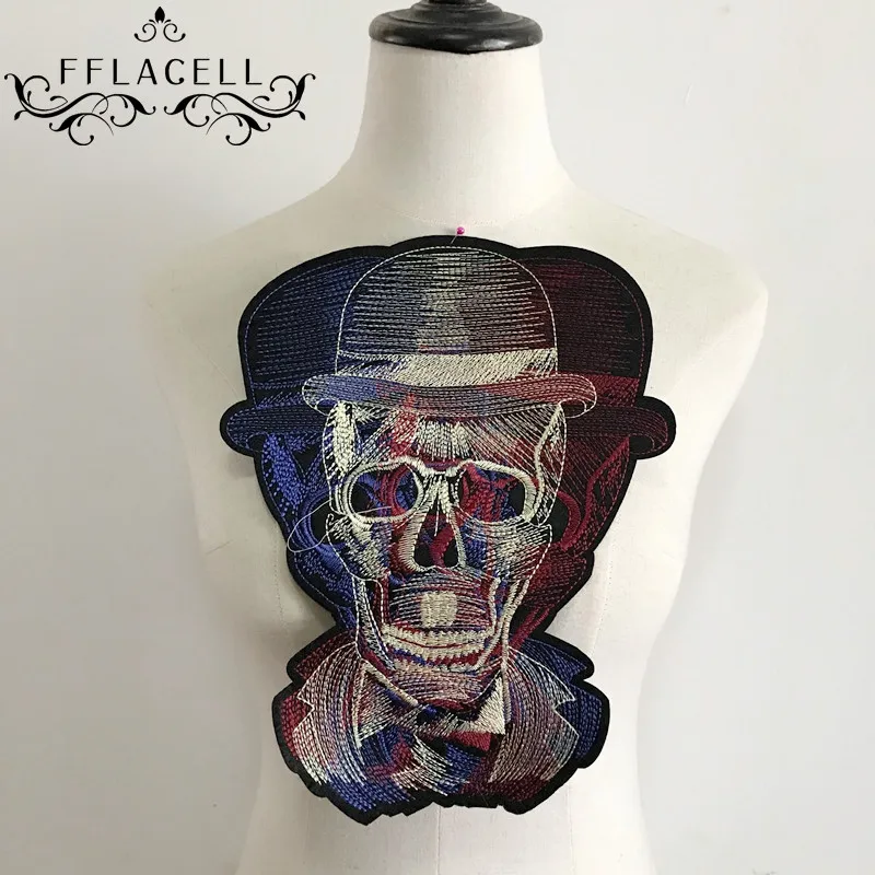 FFLACELL Skull Patch Punk Embroidery Patches Biker Gothic Applique Clothing DIY Accessories
FFLACELL Skull Patch Punk Embroidery Patches Biker Gothic Applique Clothing DIY Accessories