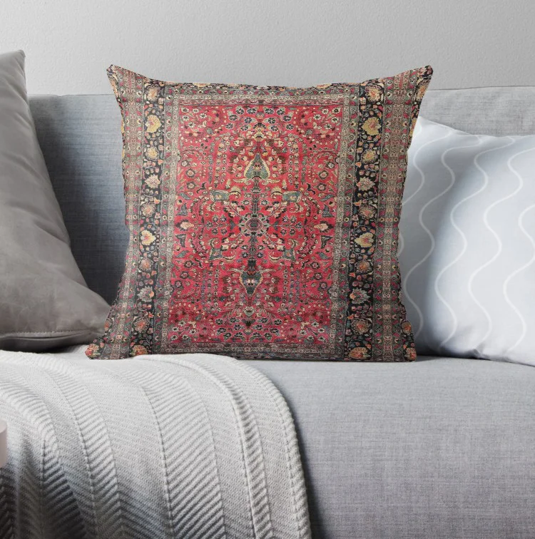 Antique Persian Red Rug Pillow Covers Cases Pattern Nordic Cover Cushion Pillowcase Square Print
Antique Persian Red Rug Pillow Covers Cases Pattern Nordic Cover Cushion Pillowcase Square Print