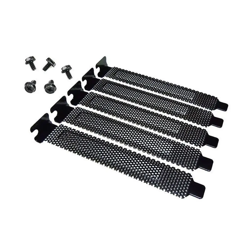 New Arrival 5Pcs Metal Heat Dissipation Computer PCI Slot Cover Dust Filter Blanking Plate Hot
New Arrival 5Pcs Metal Heat Dissipation Computer PCI Slot Cover Dust Filter Blanking Plate Hot