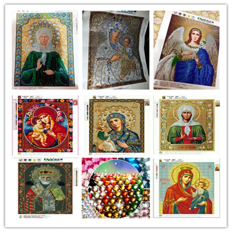 NEW 30*40CM Icon Diamond Mosaic Religion DIY 5D Diamond Embroidery Craft Round Crystal Bead Drill Decor Set Wedding decoration
NEW 30*40CM Icon Diamond Mosaic Religion DIY 5D Diamond Embroidery Craft Round Crystal Bead Drill Decor Set Wedding decoration