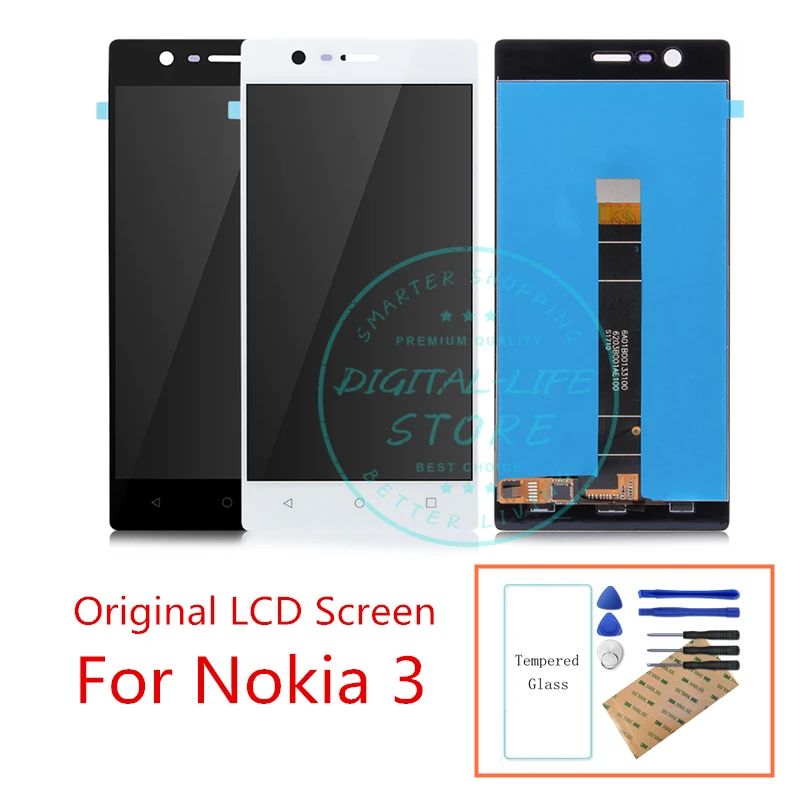 Оригинальный ЖК дисплей для Nokia 3 сенсорный экран 5 0 дюйма дигитайзер в сборе Nokia3 TA