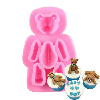 Cflatten Bear Fondant Cooking Tools Decoration Silicone Mold Baking Fondant Sugar Craft Molds Diy Cake Cake
Cflatten Bear Fondant Cooking Tools Decoration Silicone Mold Baking Fondant Sugar Craft Molds Diy Cake Cake