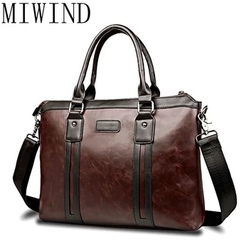 MIWIND Vintage Men's Briefcases Handbag Business Laptop Tote Bag Men's Crossbody Shoulder Bag Men's Messenger Travel Bags TYZ981 
MIWIND Vintage Men's Briefcases Handbag Business Laptop Tote Bag Men's Crossbody Shoulder Bag Men's Messenger Travel Bags TYZ981