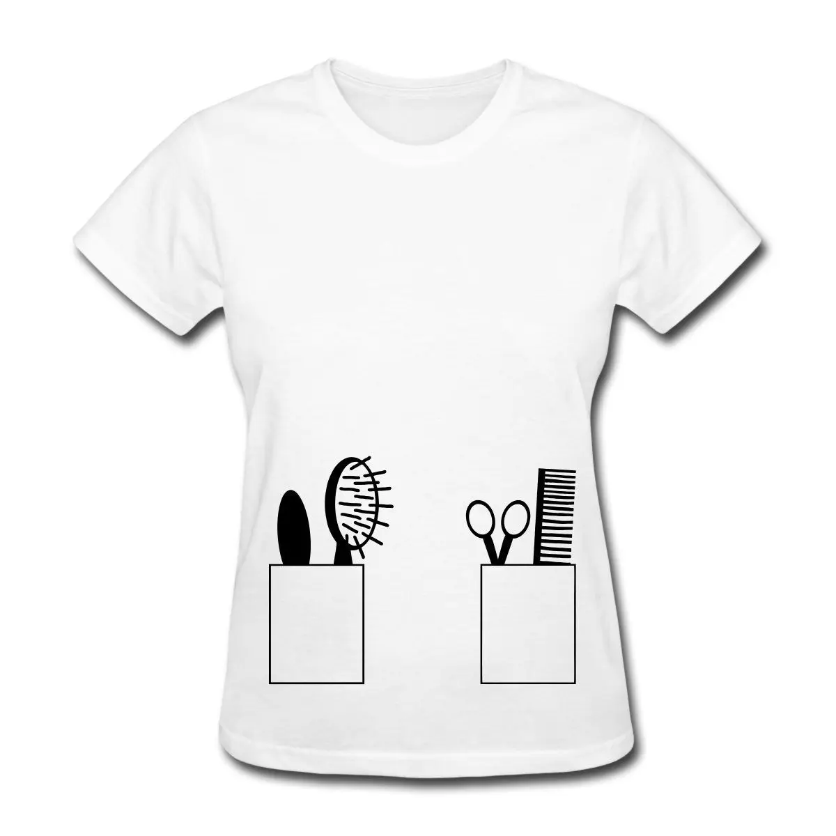 Hairdresser Smock Costume Women's T-Shirt 100 % Cotton Let Sleeping 2017 Summer New Girls T Shirts Tee Shirts Women'S
Hairdresser Smock Costume Women's T-Shirt 100 % Cotton Let Sleeping 2017 Summer New Girls T Shirts Tee Shirts Women'S