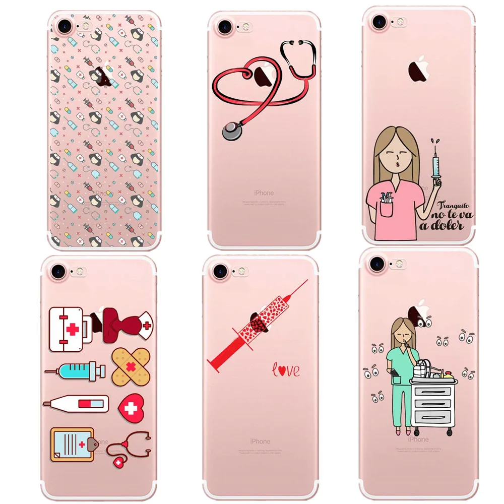 Slim Crystal Clear TPU Silicone Protective Newest Nurse Doctor Dentist Phone Cover Cases For Apple iPhone 5 5S 6S Plus 7 8 Plus
Slim Crystal Clear TPU Silicone Protective Newest Nurse Doctor Dentist Phone Cover Cases For Apple iPhone 5 5S 6S Plus 7 8 Plus