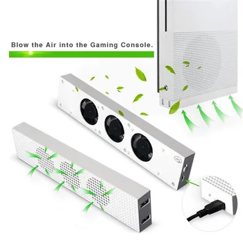 OIVO Cooling Fan For Xbox One S Built-in Adjustable Micro USB Connection Cooler with 3 High Speed Fans for Xbox One S Console
OIVO Cooling Fan For Xbox One S Built-in Adjustable Micro USB Connection Cooler with 3 High Speed Fans for Xbox One S Console