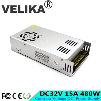 Hot Sales DC32V 15A 480W Switch Power Supply Switching Driver Transformer 110 220V AC to DC 32V SMPS For CNC CCTV Motor Stepper
Hot Sales DC32V 15A 480W Switch Power Supply Switching Driver Transformer 110 220V AC to DC 32V SMPS For CNC CCTV Motor Stepper