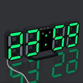 Digital 3D LED Table Clock Modern Wall Clock Digital Watches 12/24 Hours Display Clock Alarm Snooze Desk Alarm Clock Home Decor 
Digital 3D LED Table Clock Modern Wall Clock Digital Watches 12/24 Hours Display Clock Alarm Snooze Desk Alarm Clock Home Decor