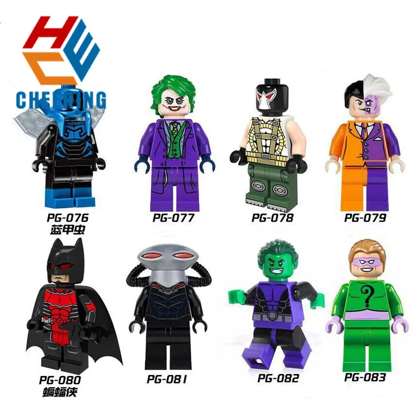 Single Sale Building Blocks Blue Beetle Joker Bane Black Manta Beast Boy Riddler Education Bricks Figures For Kids Toys PG8018
Single Sale Building Blocks Blue Beetle Joker Bane Black Manta Beast Boy Riddler Education Bricks Figures For Kids Toys PG8018