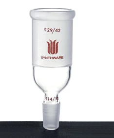 A254529 synthware, Adapter Enlarging, Top joint: 45/50, Bottom joint: 29/42 
A254529 synthware, Adapter Enlarging, Top joint: 45/50, Bottom joint: 29/42