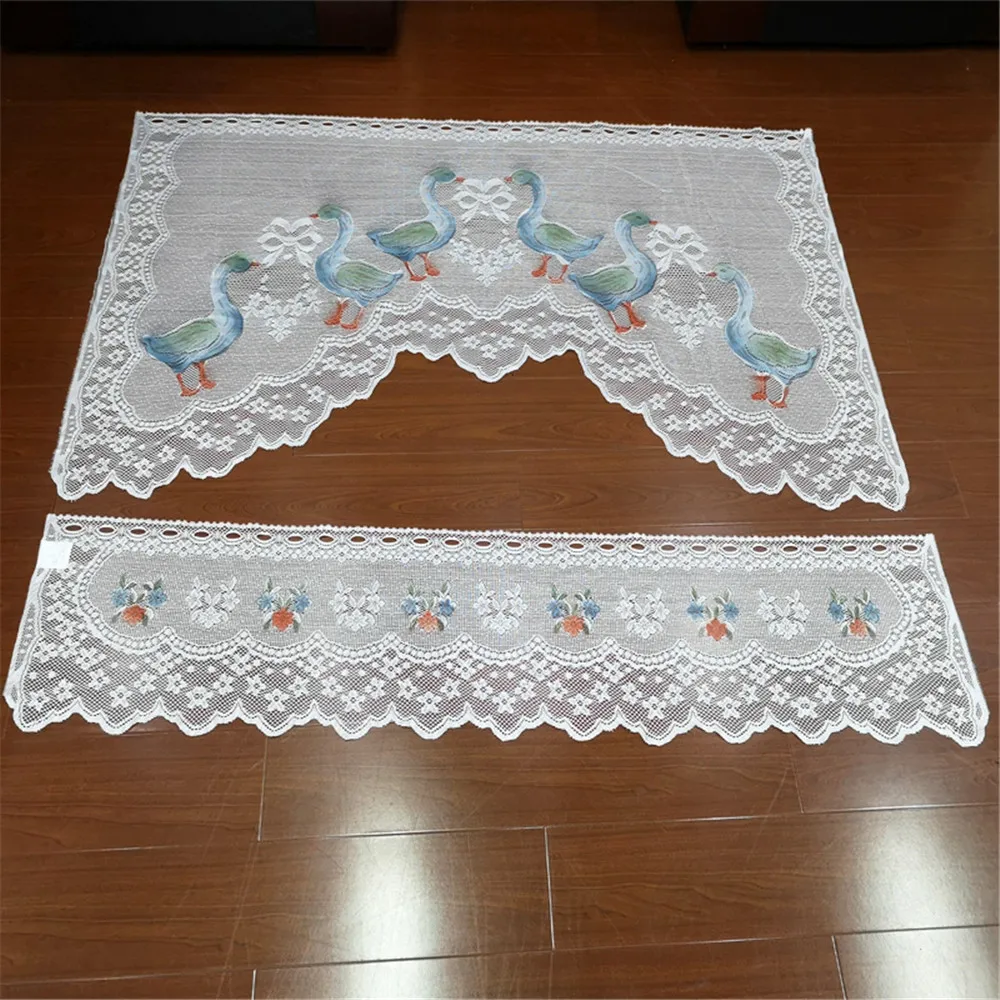 2PCS European White Translucent Coffee Curtain Warp Knitted Curtains Kitchen Tulle Lace Sheer Jacquard Bedroom Curtains
2PCS European White Translucent Coffee Curtain Warp Knitted Curtains Kitchen Tulle Lace Sheer Jacquard Bedroom Curtains