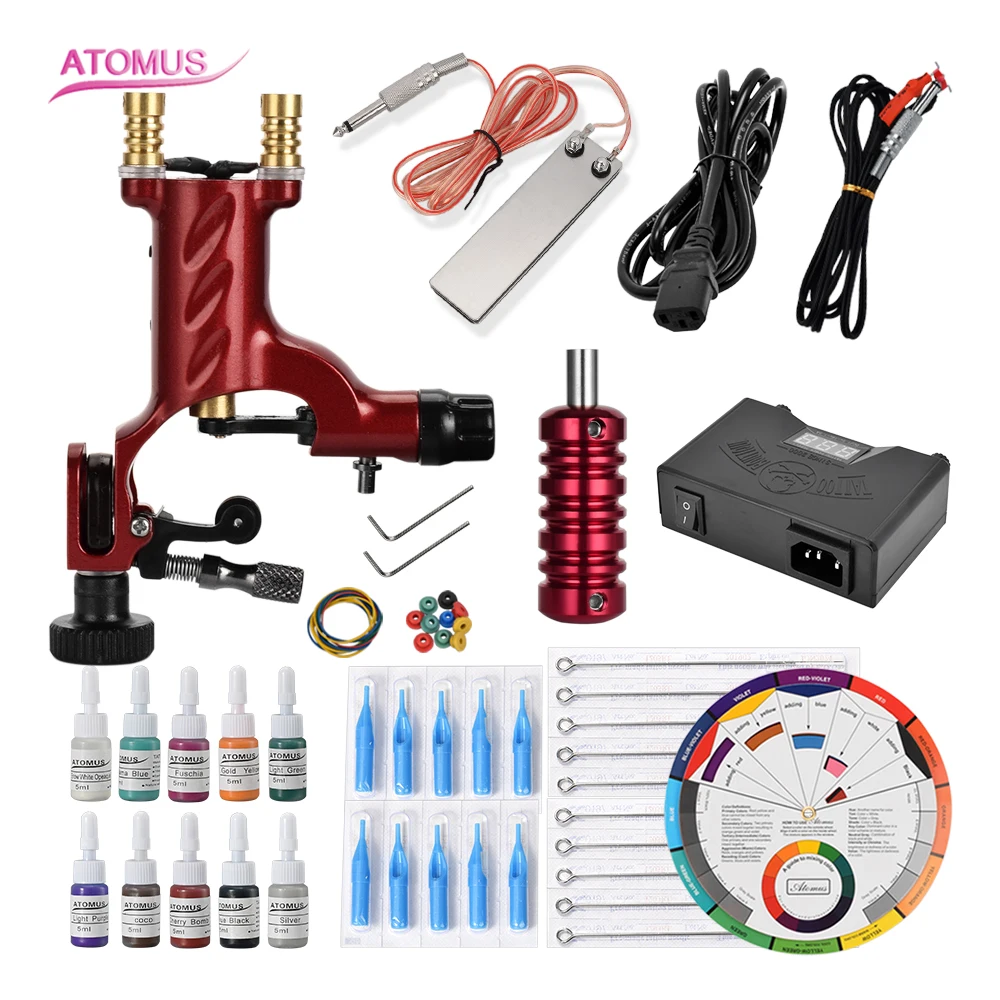 

Rotary Tattoo Machine Motor Rotary Pen Tattoo Machine Gun Complete Professional Kit Body Equipment Rotary Tattoo Machines Kits