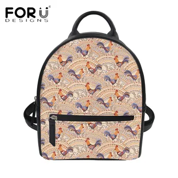 FORUDESIGNS Bohemian Roost Print Fashion Backpack Luxury PU Leather Mini Women Back Pack for Girls Small Backpacks Feminine Bag
FORUDESIGNS Bohemian Roost Print Fashion Backpack Luxury PU Leather Mini Women Back Pack for Girls Small Backpacks Feminine Bag