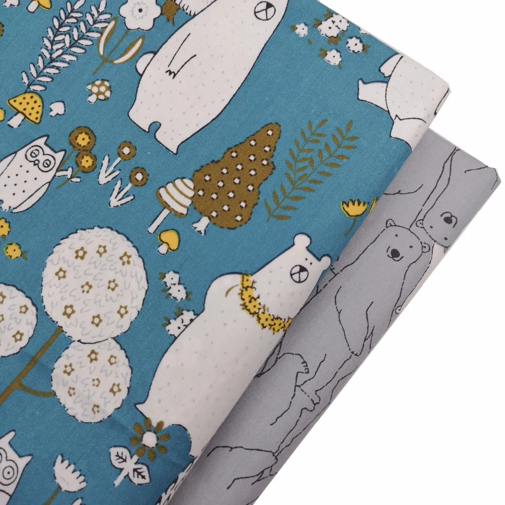 DIY bedding Sewing patchwork quilting cotton making fabrics tilda Brwon Bear Printed Baby Bedding Textile Cotton twill fabric
DIY bedding Sewing patchwork quilting cotton making fabrics tilda Brwon Bear Printed Baby Bedding Textile Cotton twill fabric