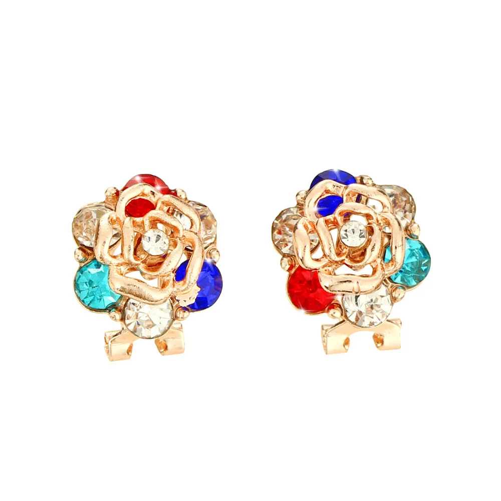 Luxury Nice Female Statement Jewelry Multicolor Ball Crystal Flower Piercing Stud Earring for Women Gift Wholesale
Luxury Nice Female Statement Jewelry Multicolor Ball Crystal Flower Piercing Stud Earring for Women Gift Wholesale