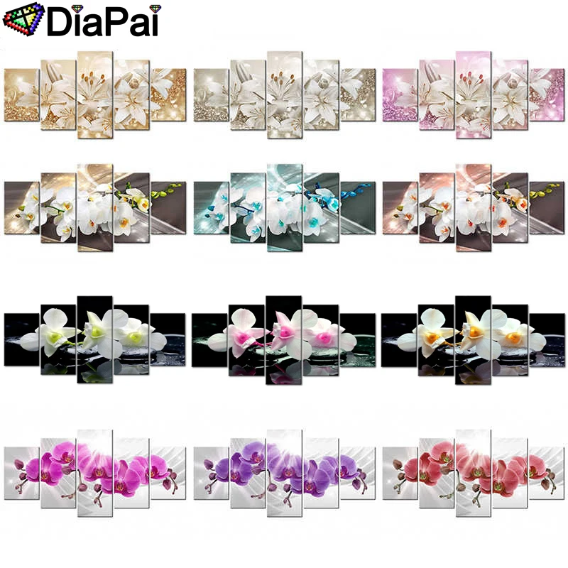Алмазная живопись DIAPAI 5D «сделай сам», 100%, полностью квадратная/круглая вышивка «Орхидея пиона», лилия, 3D вышивка крестиком, домашний декор
Алмазная живопись DIAPAI 5D «сделай сам», 100%, полностью квадратная/круглая вышивка «Орхидея пиона», лилия, 3D вышивка крестиком, домашний декор