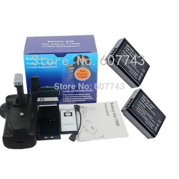 Battery Grip For Canon EOS 1100D 1200D 1300D 1500D 2000D Rebel T3 T5 T6 T7 Camera + IR remote +2X LP-E10 battery
Battery Grip For Canon EOS 1100D 1200D 1300D 1500D 2000D Rebel T3 T5 T6 T7 Camera + IR remote +2X LP-E10 battery