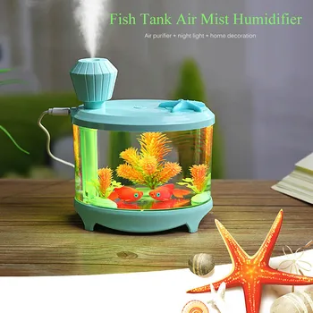 460ml USB Fish Tank Humidifiers LED Light Air Ultrasonic Humidifier Essential Aroma Diffuser Mist Maker For Home Office Use
460ml USB Fish Tank Humidifiers LED Light Air Ultrasonic Humidifier Essential Aroma Diffuser Mist Maker For Home Office Use