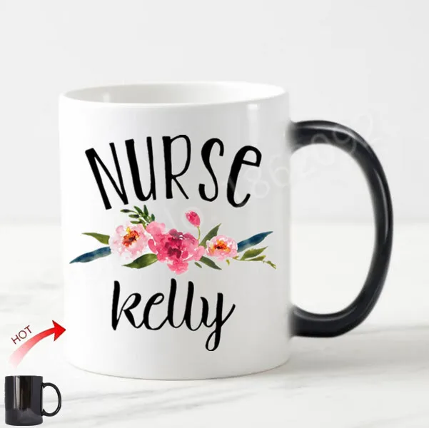 New Chic Personalised Nurse Mug Custom Name Floral Nurses Coffee Mug Tea Cup Novelty Classic Graduation Gift for Nurse Assistant
New Chic Personalised Nurse Mug Custom Name Floral Nurses Coffee Mug Tea Cup Novelty Classic Graduation Gift for Nurse Assistant