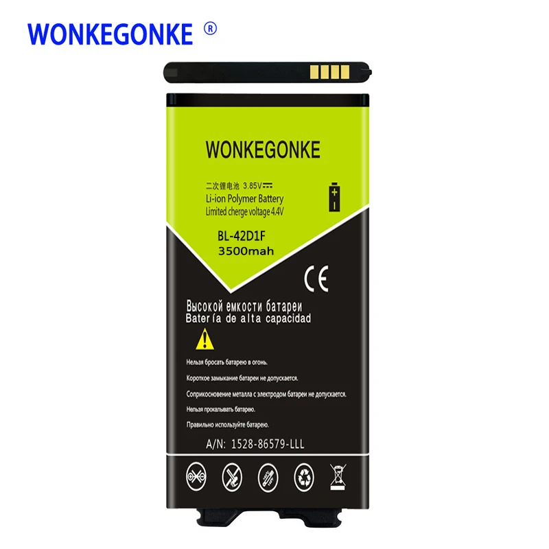 WONKEGONKE BL-42D1F Battery For LG G5 H850 H840 VS987 H820 LS992 H830 US992 F700L F700S Phone Batteries Bateria
WONKEGONKE BL-42D1F Battery For LG G5 H850 H840 VS987 H820 LS992 H830 US992 F700L F700S Phone Batteries Bateria