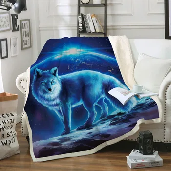 Dream NS hot sale blanket Air conditioner is thick double-layer plush 3D digital printing blanket wolf series factory wholesale
Dream NS hot sale blanket Air conditioner is thick double-layer plush 3D digital printing blanket wolf series factory wholesale