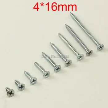 90pcs/Set 4*16mm Metal Screws Cross Screws Round Head Plain End Phillips Plain Self-tapping Screws Furniture Fasteners K283-3
90pcs/Set 4*16mm Metal Screws Cross Screws Round Head Plain End Phillips Plain Self-tapping Screws Furniture Fasteners K283-3