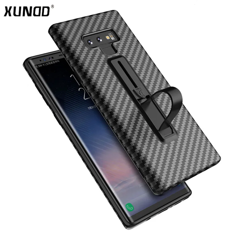 XUNDD Luxury Carbon fiber phone case for samsung galaxy note 9 with Retractable ring holder Matte back cover for galaxy Note 9
XUNDD Luxury Carbon fiber phone case for samsung galaxy note 9 with Retractable ring holder Matte back cover for galaxy Note 9