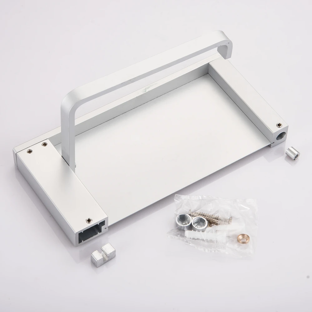 06High Quality Innovative Wall-mounted Shelf Bathroom Shelf Shower Soap Cosmetic Shelves Shampoo Towel Rack Tissue Holder Mci10