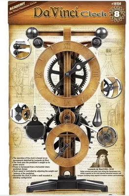 Free shipping Academy 18150 Leonardo Da Vinci Machines Series model kit classic Clock Education assembly plastic Model
Free shipping Academy 18150 Leonardo Da Vinci Machines Series model kit classic Clock Education assembly plastic Model