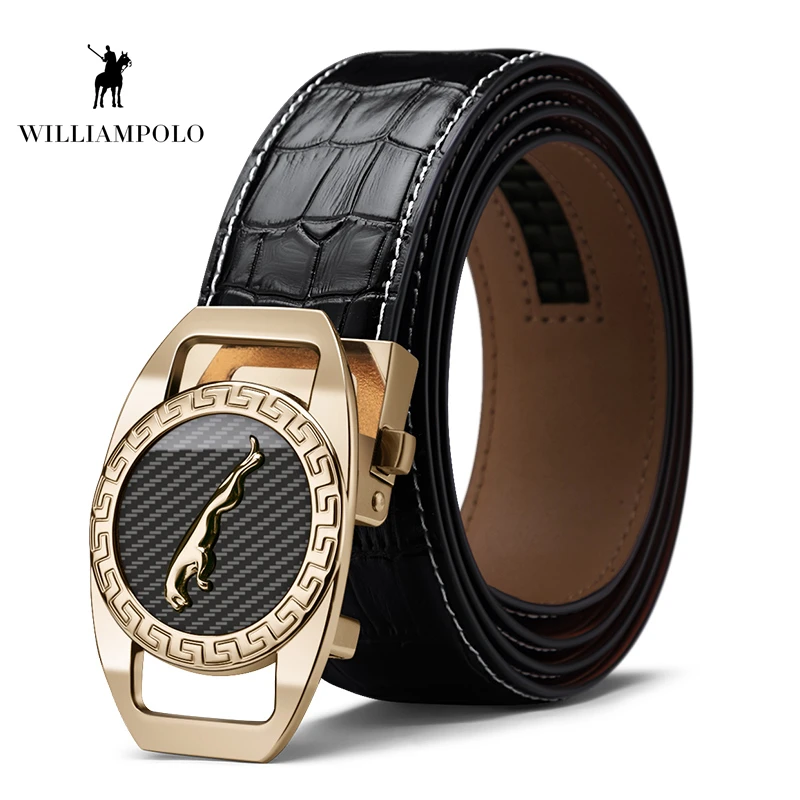 Williampolo Famous Brand Belt Men Top Quality Genuine Luxury Leather Belts for Men Strap Male Metal Automatic Buckle PL18400P
Williampolo Famous Brand Belt Men Top Quality Genuine Luxury Leather Belts for Men Strap Male Metal Automatic Buckle PL18400P