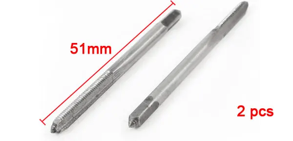 High Precision 2pcs HSS 3 Flute 3mm x 0.5mm Taper and Plug Metric Tap M3 x 0.5mm Pitch
High Precision 2pcs HSS 3 Flute 3mm x 0.5mm Taper and Plug Metric Tap M3 x 0.5mm Pitch